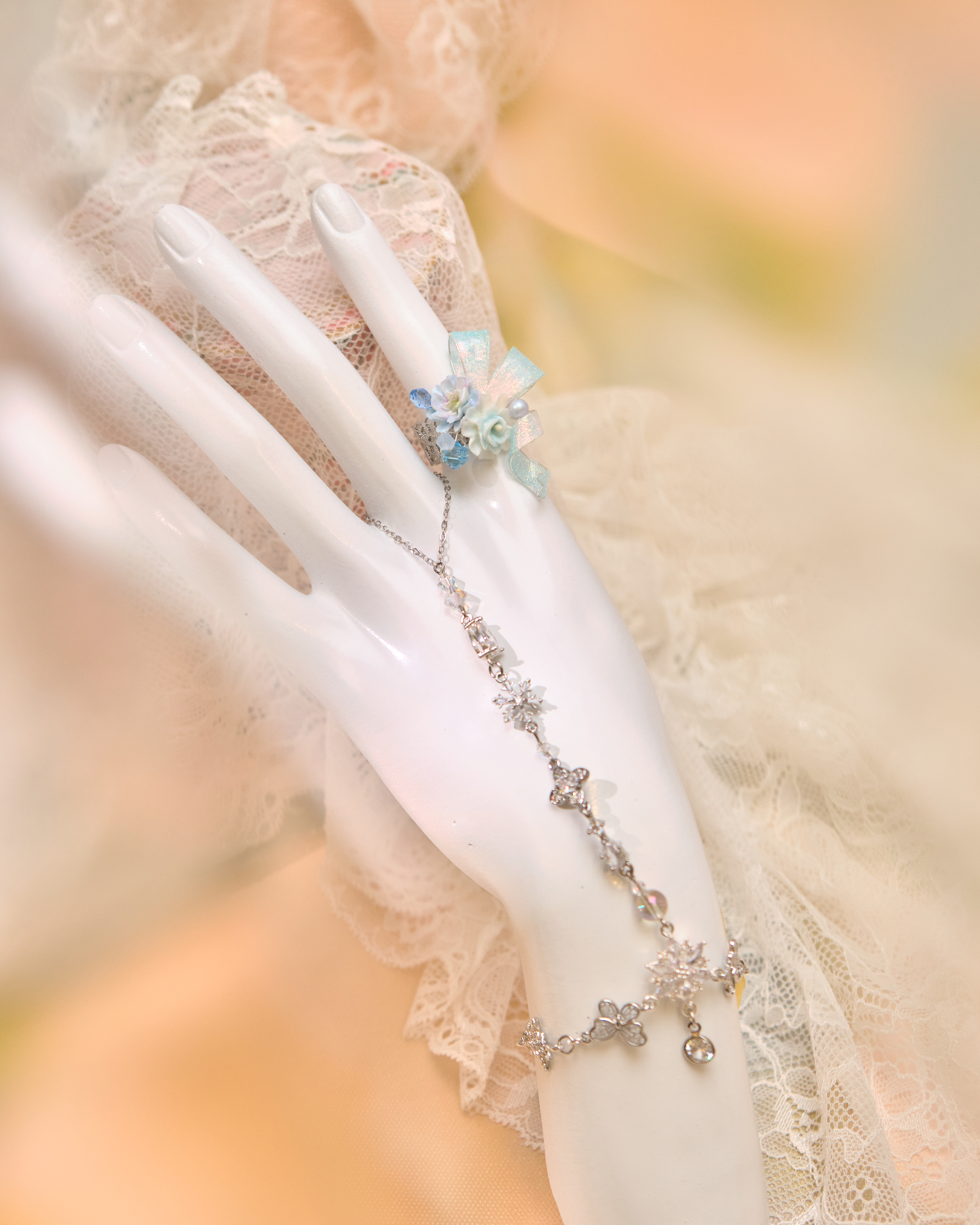 13232 Whimsy Bow Blooms Dip Art Ring