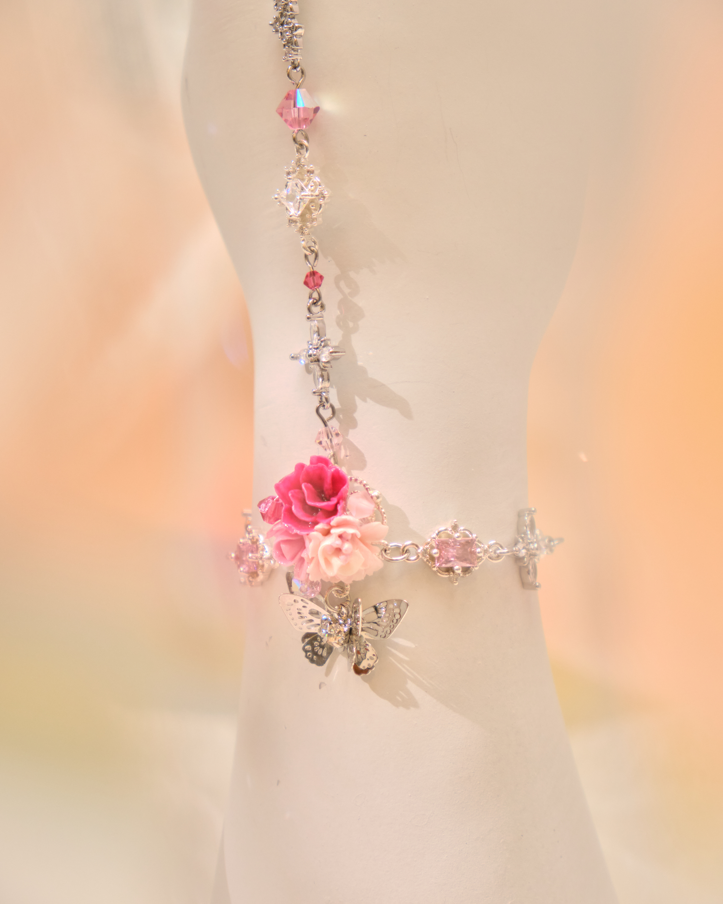13230 Floral Fairy Blush Reverie T-Bracelet