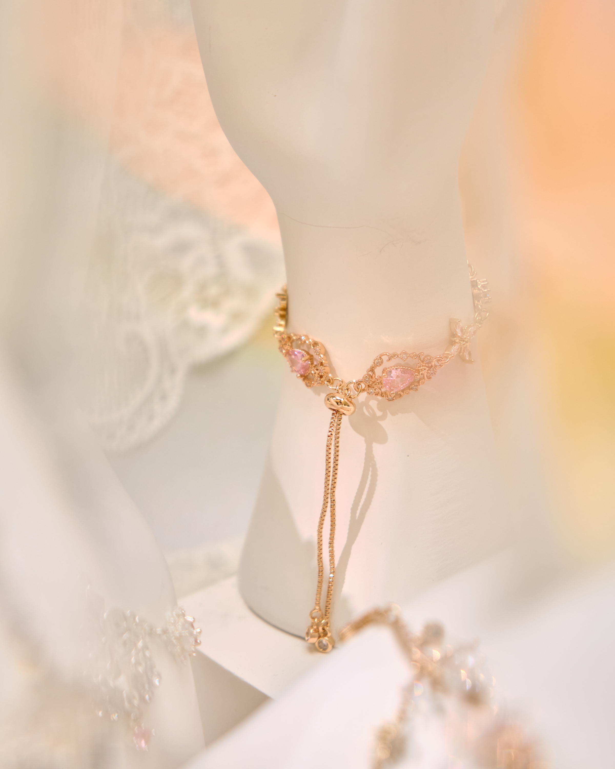 13224 Fairy Blush Reverie T-Bracelet