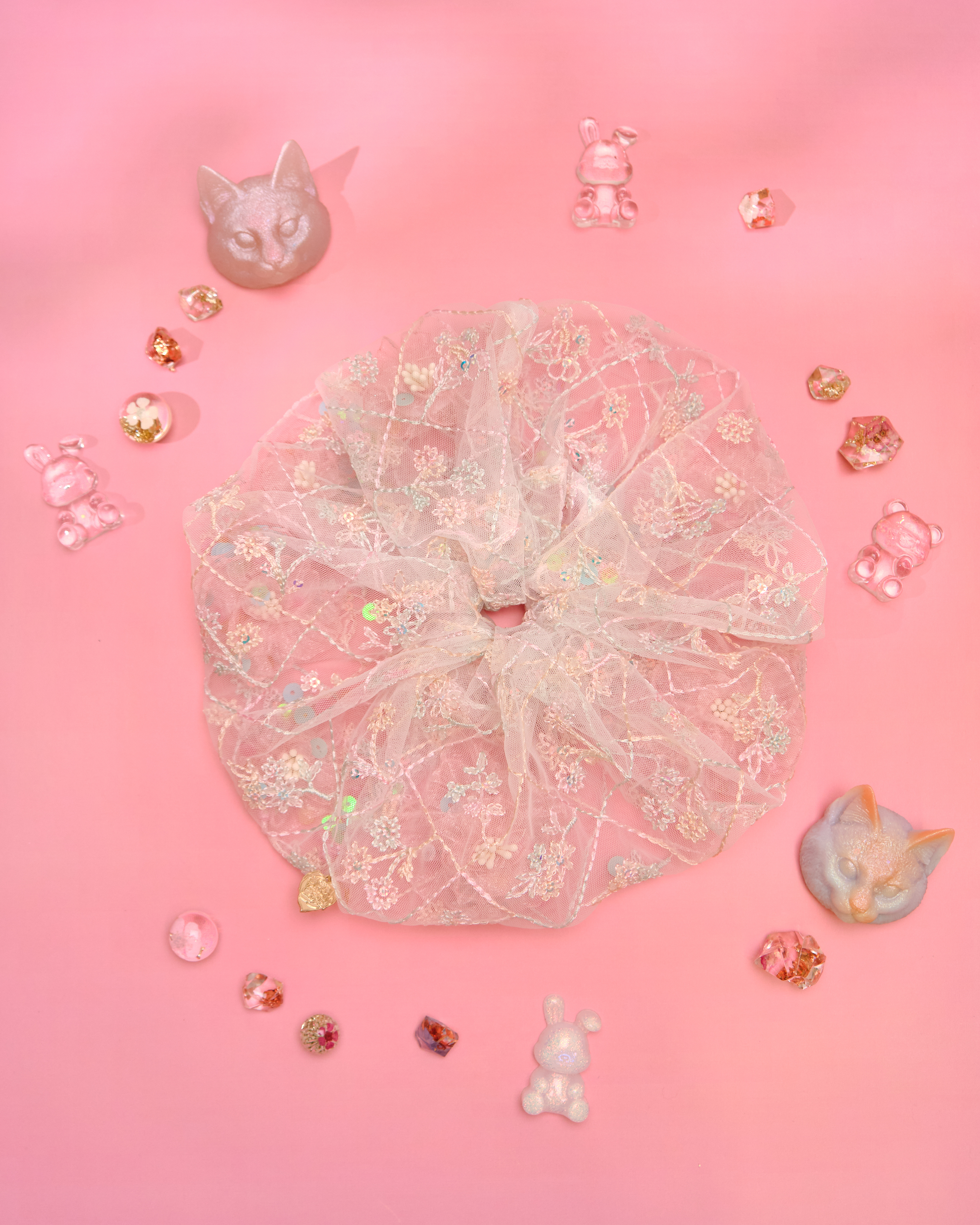 13217 Sugar Lace Reverie Scrunchies