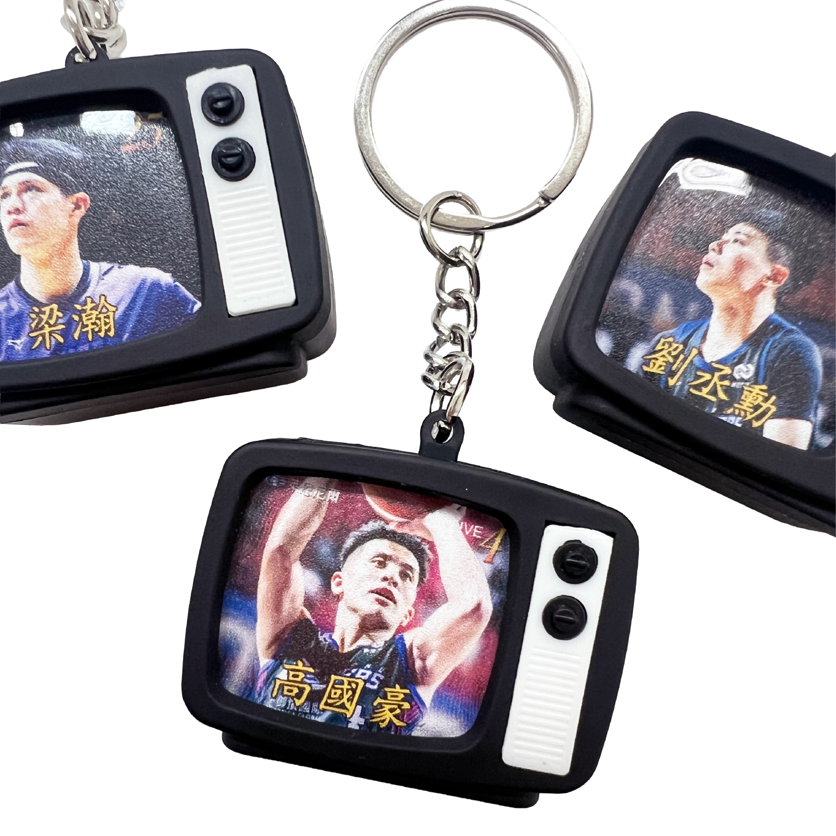 25-26 攻城獅球員復古電視機吊飾｜扭蛋