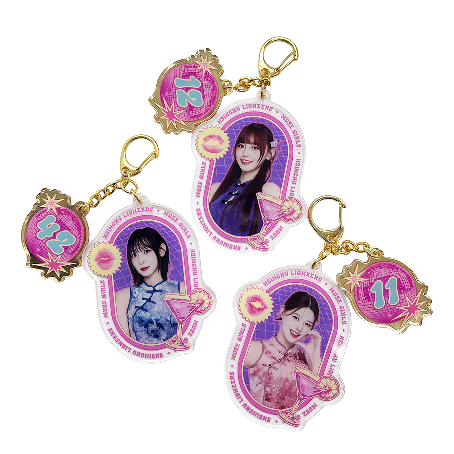 25-26 慕獅女孩旗袍唇印吊飾｜扭蛋