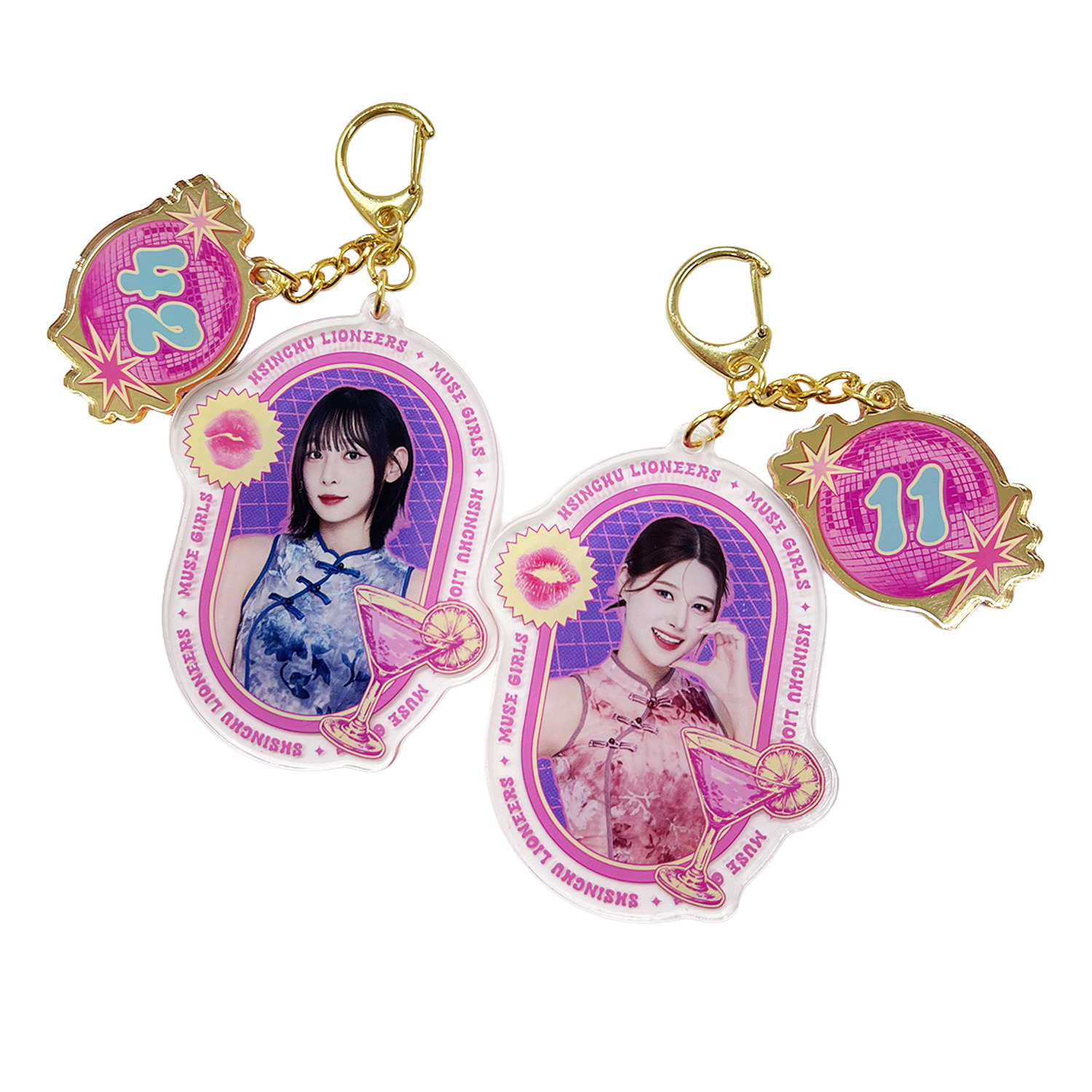 25-26 慕獅女孩旗袍唇印吊飾｜扭蛋