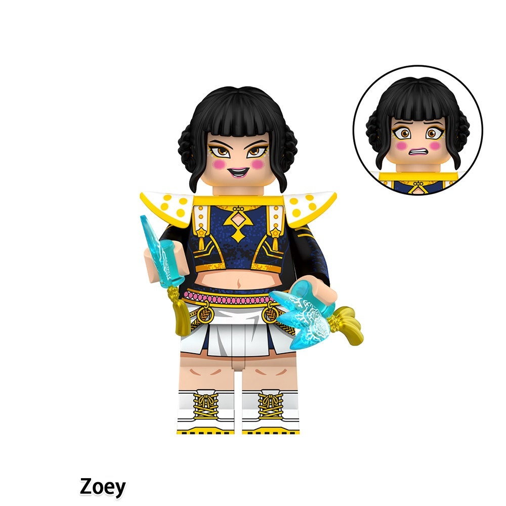 KPop Demon Hunters Zoey Custom Minifigures Fit Lego WM6229 WM3087