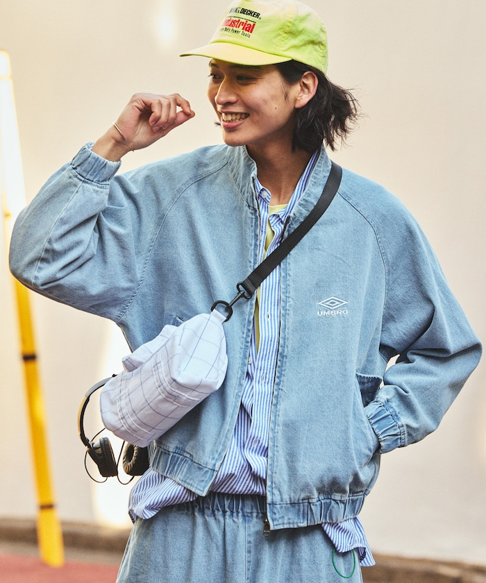 日本別注｜UMBRO Denim Stand Collar Blouson 牛仔外套