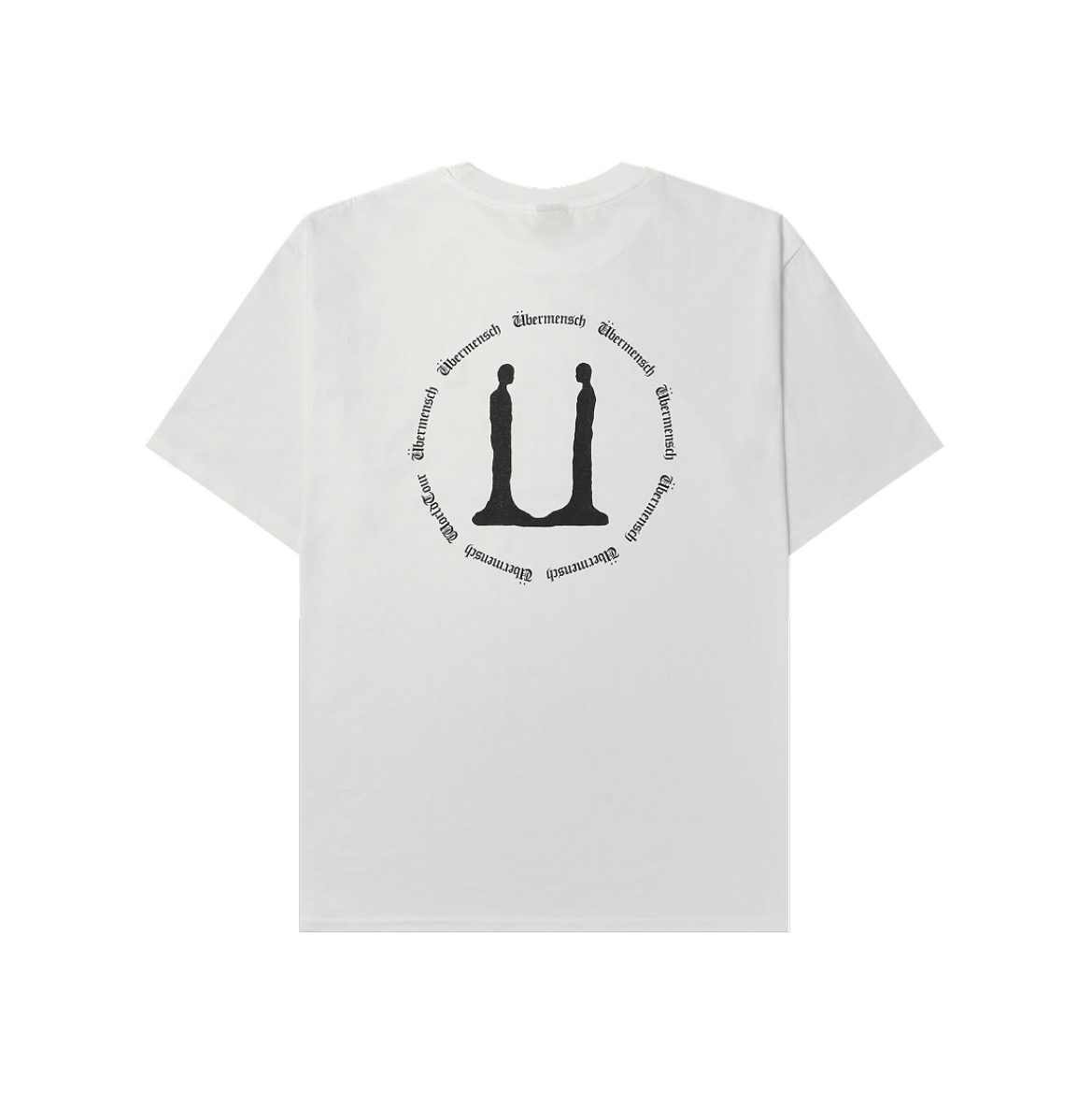 [G-DRAGON Ubermensch] 黑色/白色短T