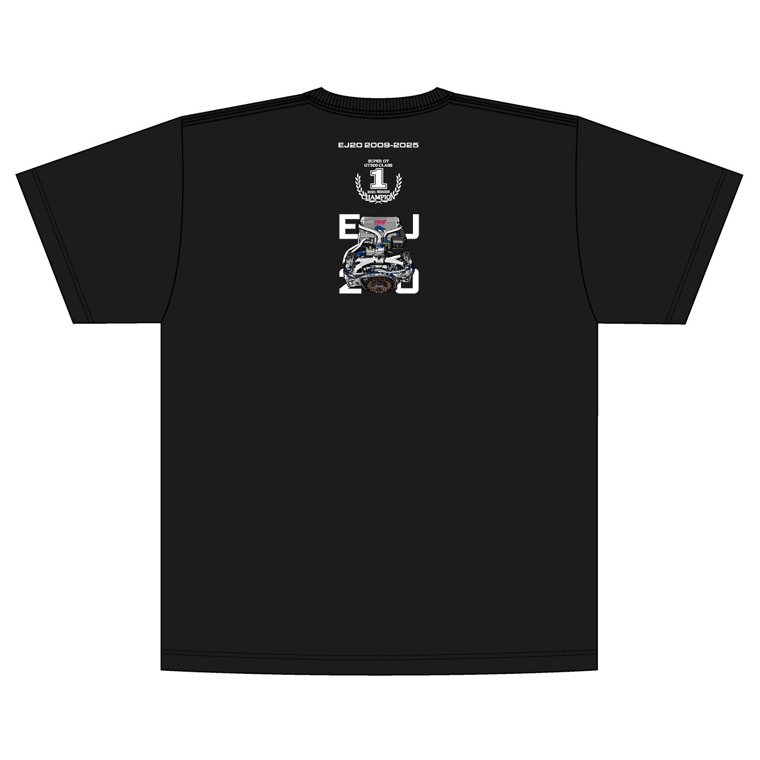 SUBARU STI EJ20引擎 紀念T恤