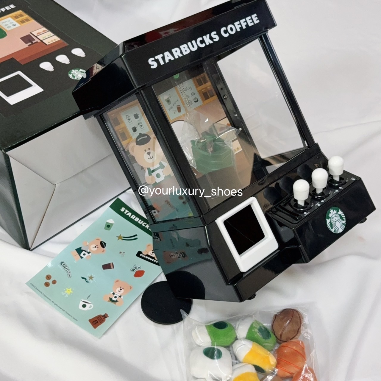 【Luxury】現貨 STARBUCKS 星巴克 夾娃娃機 限量發售 玩偶機器 收藏 禮物 正品 會員限定