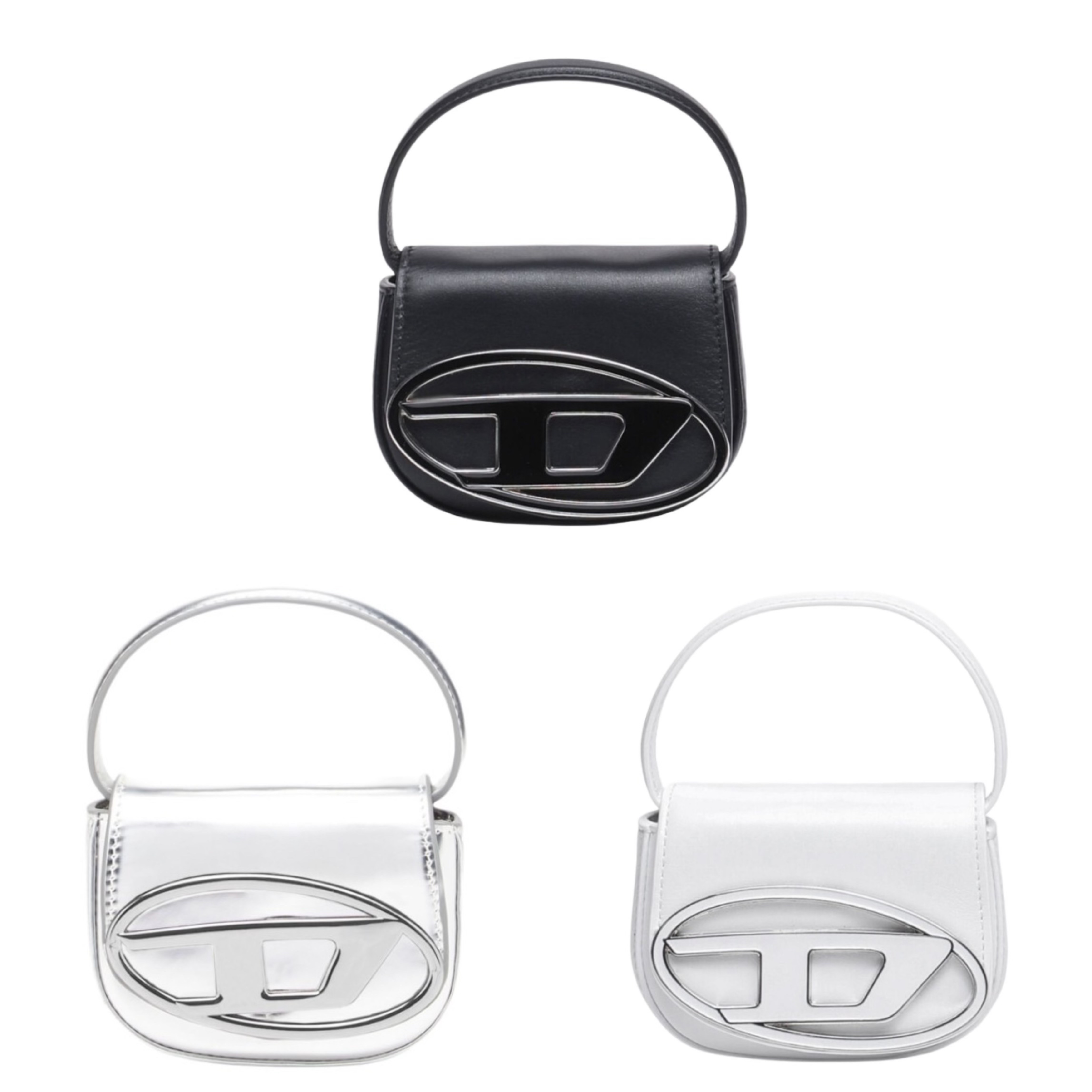 [Diesel] 1DR 迷你包款黑色/銀色/白色