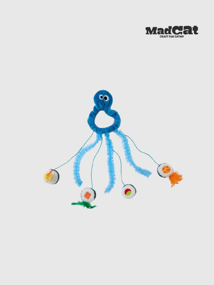 【MAD CAT】壽司貓薄荷門掛逗貓玩具