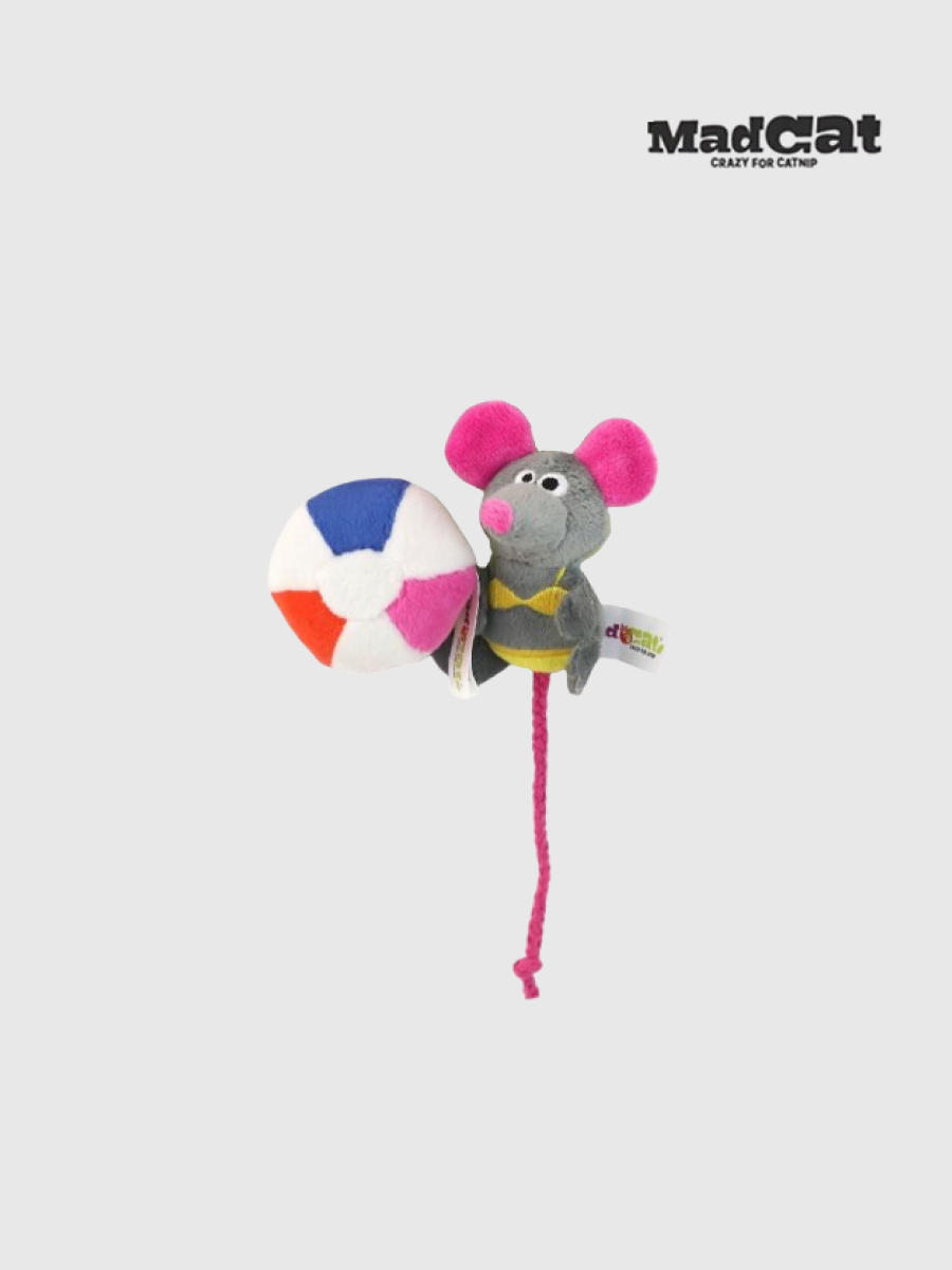 【MAD CAT】老鼠&沙灘球組合貓草包