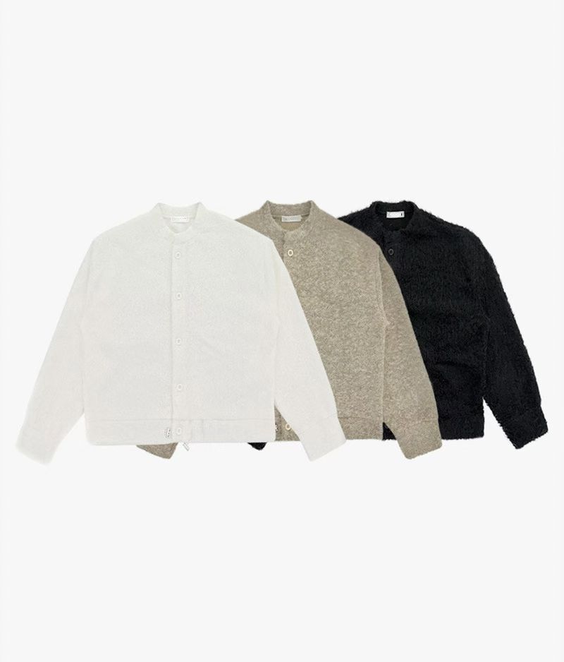 淨色針織開胸針織外套 JK2768