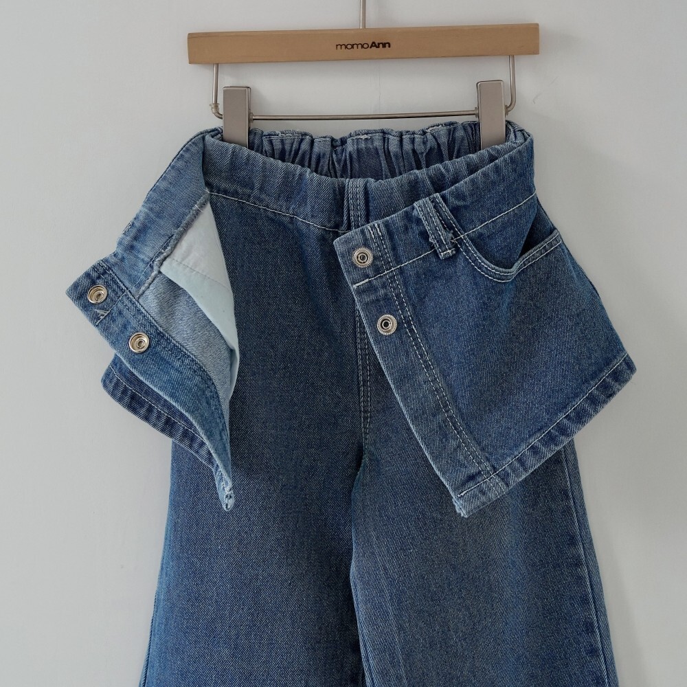 90-150 愛心牛仔裙褲