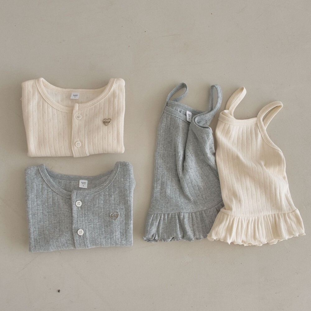 90-140 荷葉背心+外套套裝 2色