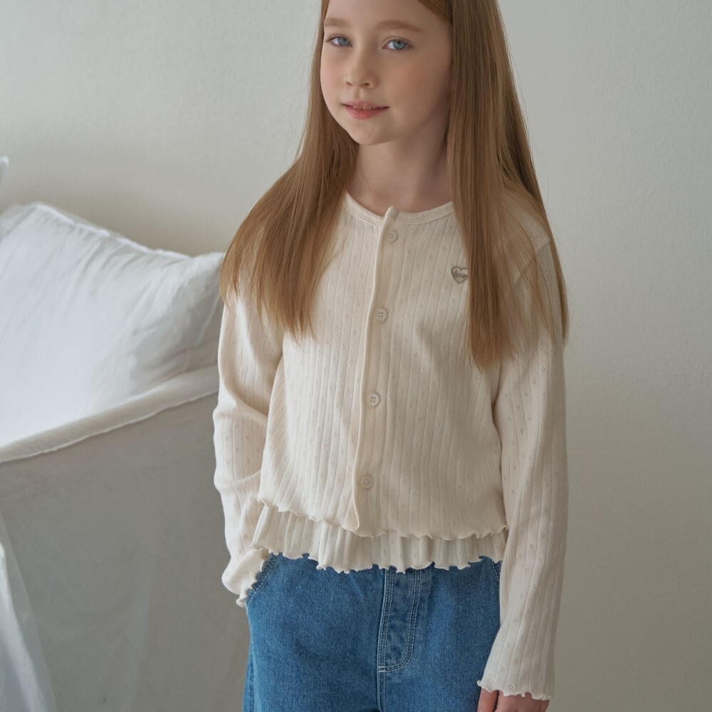 90-140 荷葉背心+外套套裝 2色