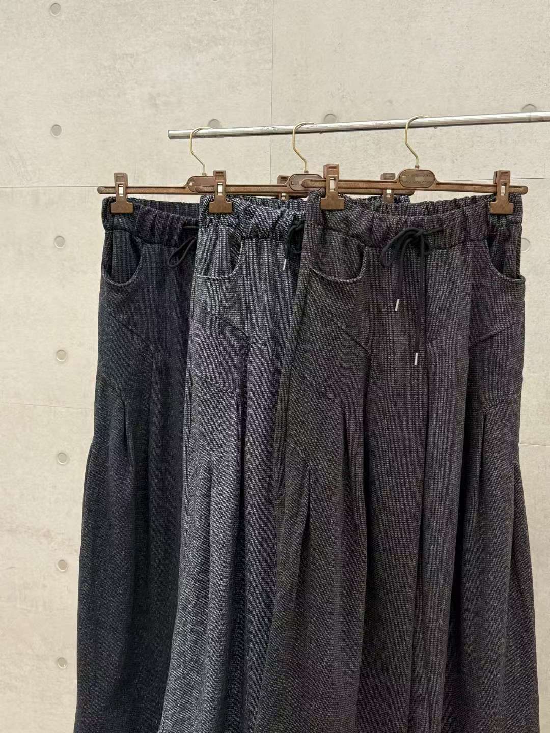 格紋鬆身褲 P3241