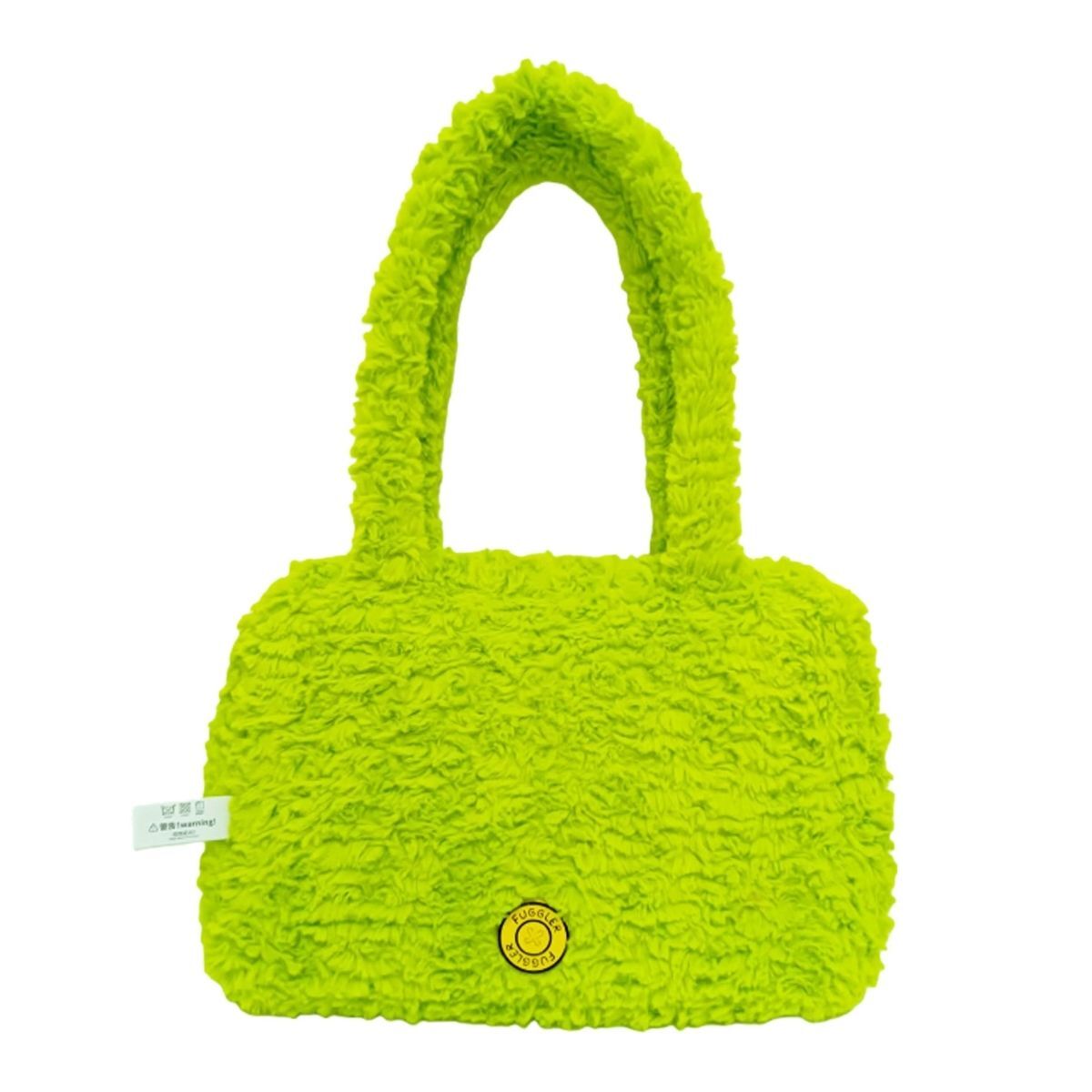 Fuggler Munch Munch Suede Handbag - Yellow