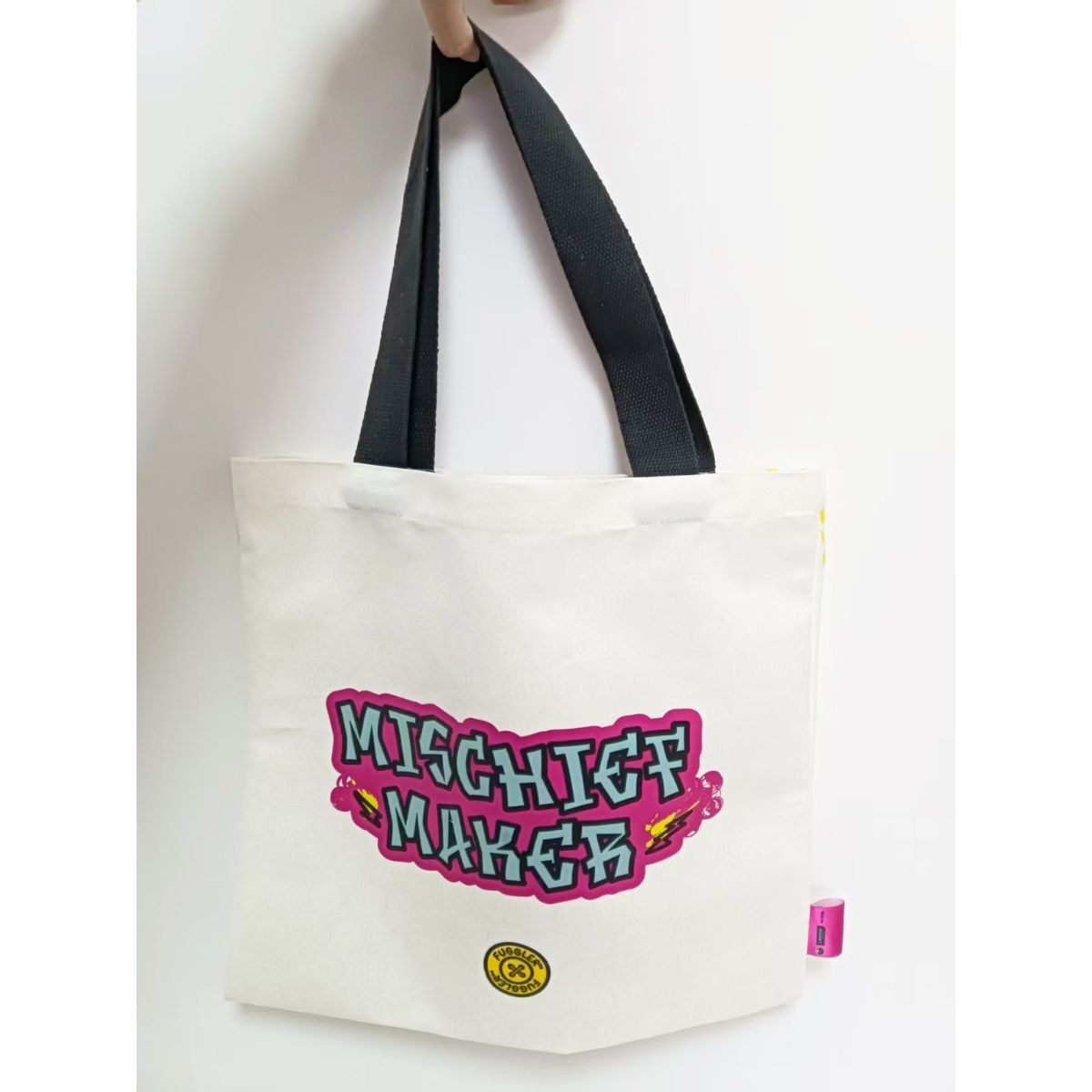 Fuggler Button Illustration Canvas Bag