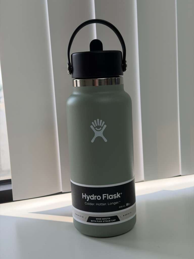 【預購】HYDRO FLASK H012357 Wide Mouth w/ straw lid (32OZ)