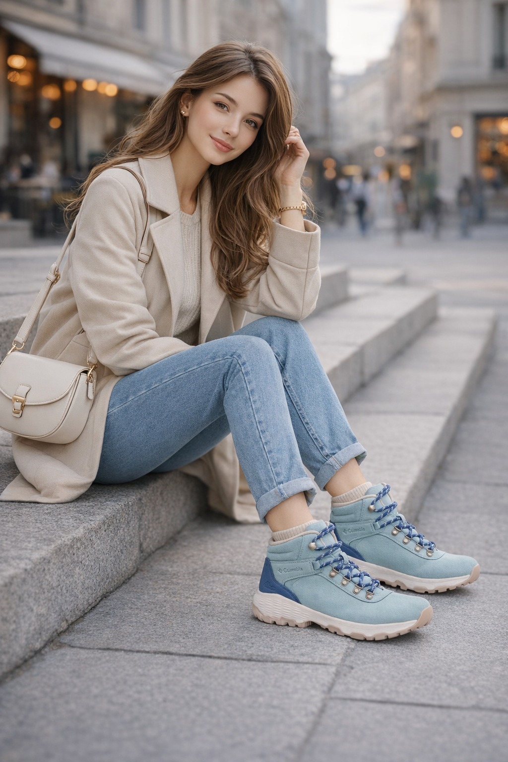 OBS271 Columbia Newton Wander™ 女裝防水行山靴