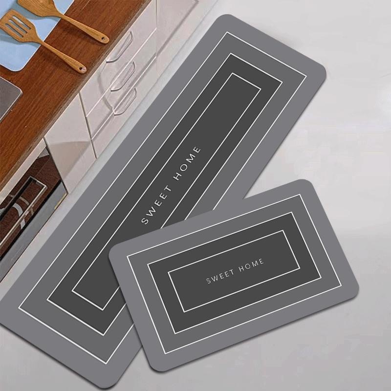 厨房地垫吸水吸油防滑脚垫 加长版 120cm x 30cm