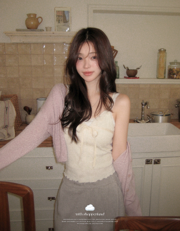 春季預訂｜唇頸松針絨毛寬鬆針織開襟衫