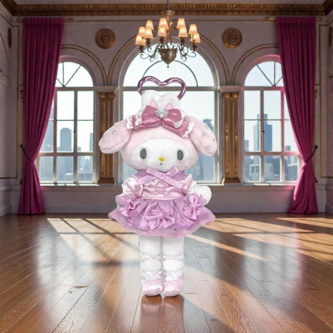 26048-MM Sanrio My Melody Style Up 芭蕾長腿掛飾 #JP-NIC26-MKP0101