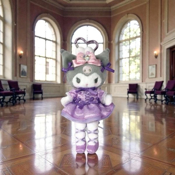 26048-KU Sanrio Kuromi Style Up 芭蕾長腿掛飾 #JP-NIC26-MKP0102