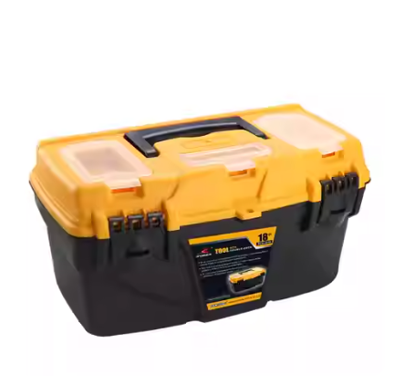 飛鹿牌 黃黑色膠雙層工具箱