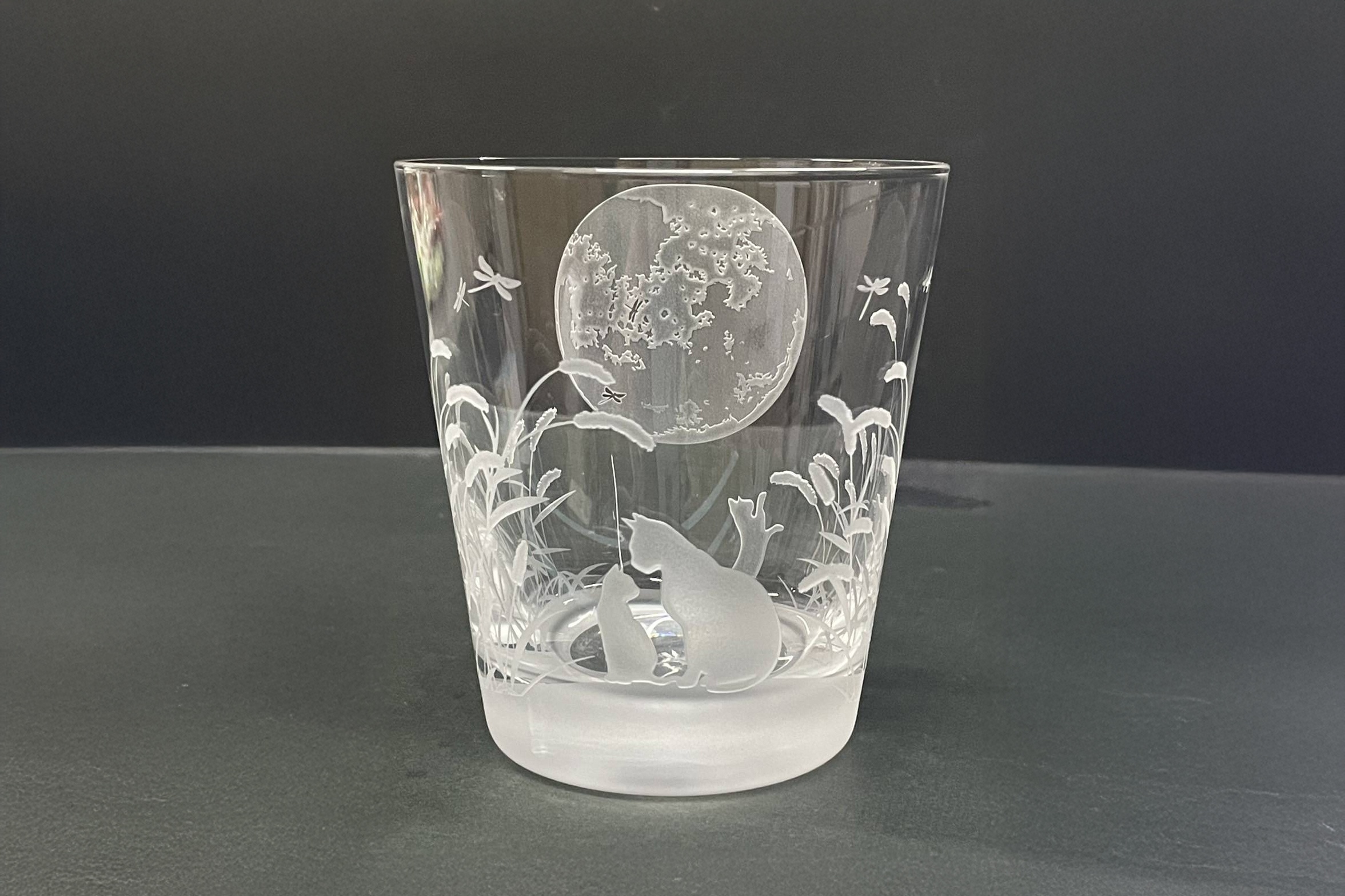 月光工房 - 月貓玻璃杯