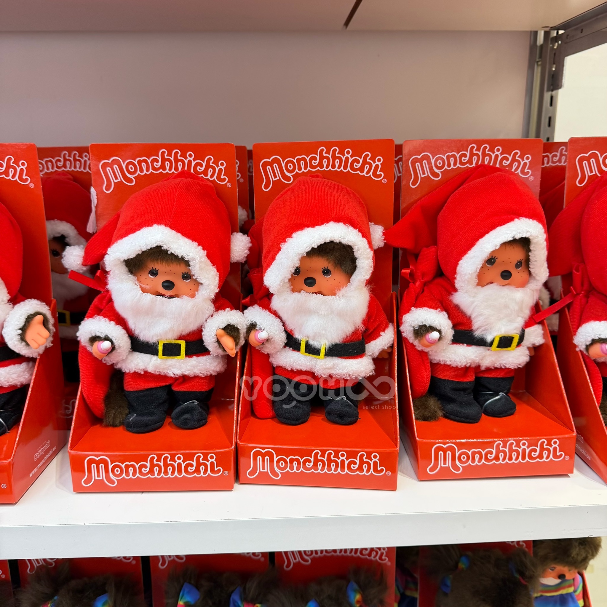 現貨┃Monchhichi 夢奇奇 蒙奇奇 海外限定 聖誕老人 娃娃
