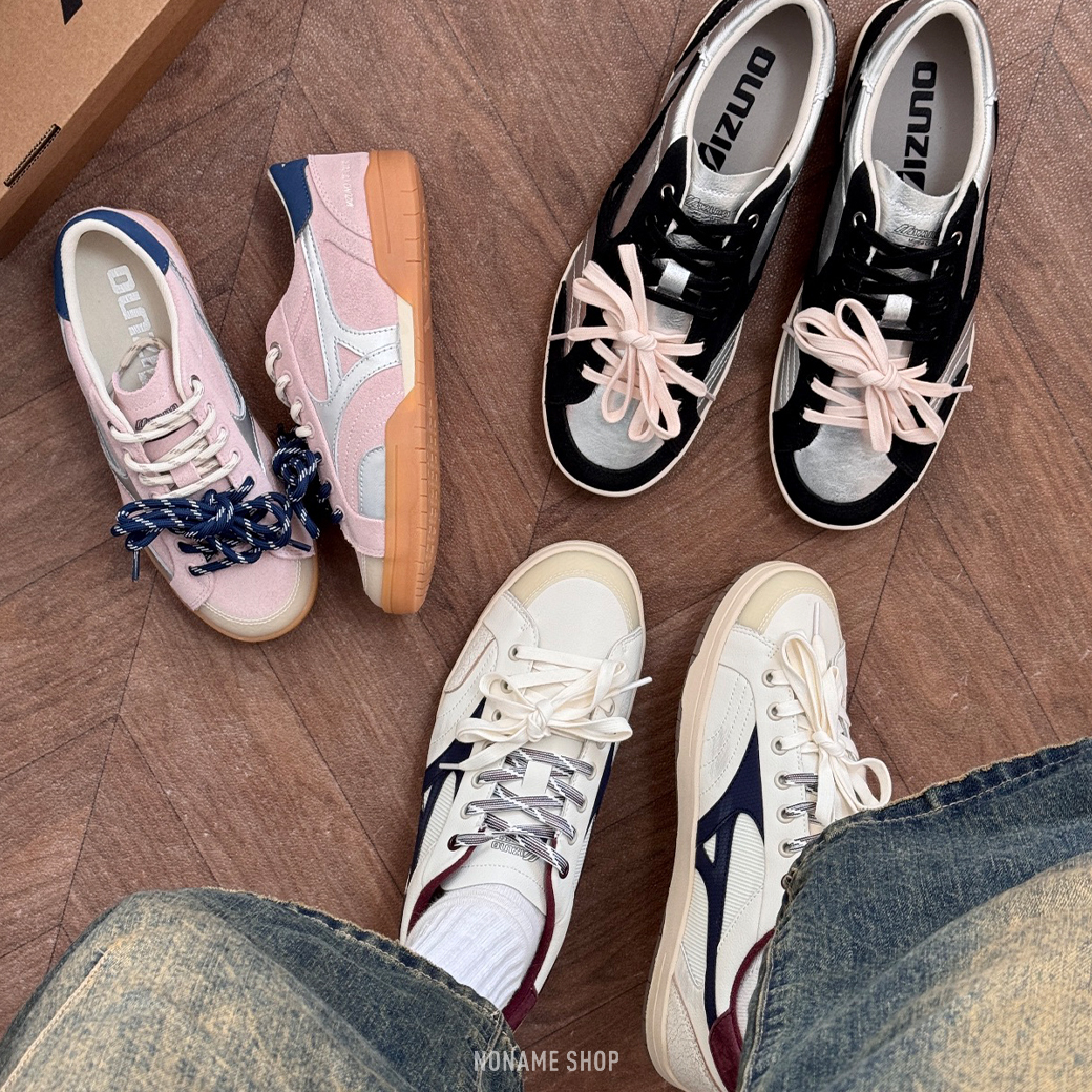 MIZUNO CT CLUB 復古 撞色 雙鞋帶 百搭 板鞋 兩色 (男/女款)