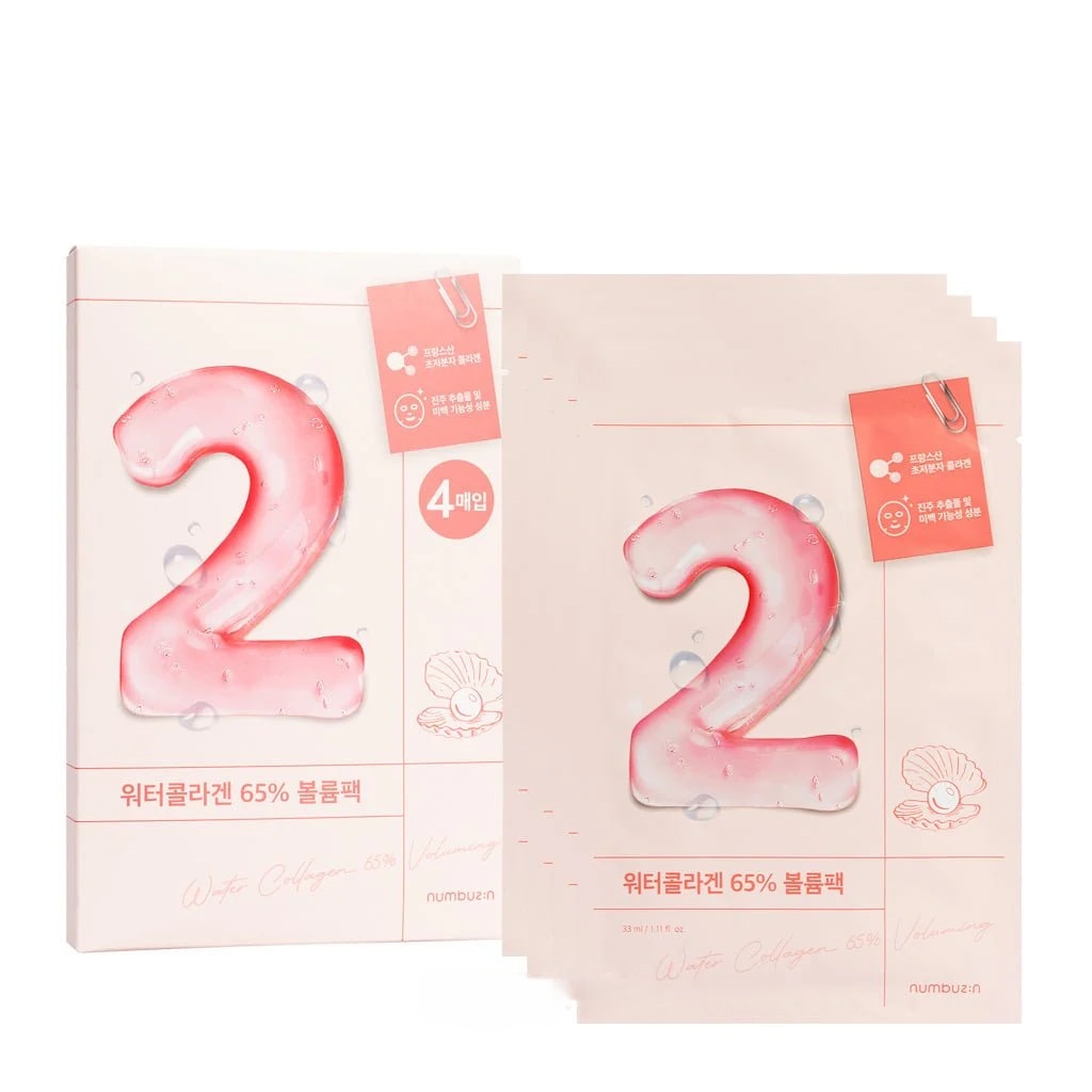 numbuzin No.2 Collagen Pearl Whitening and Firming Mask (4 sheets/box) 736667