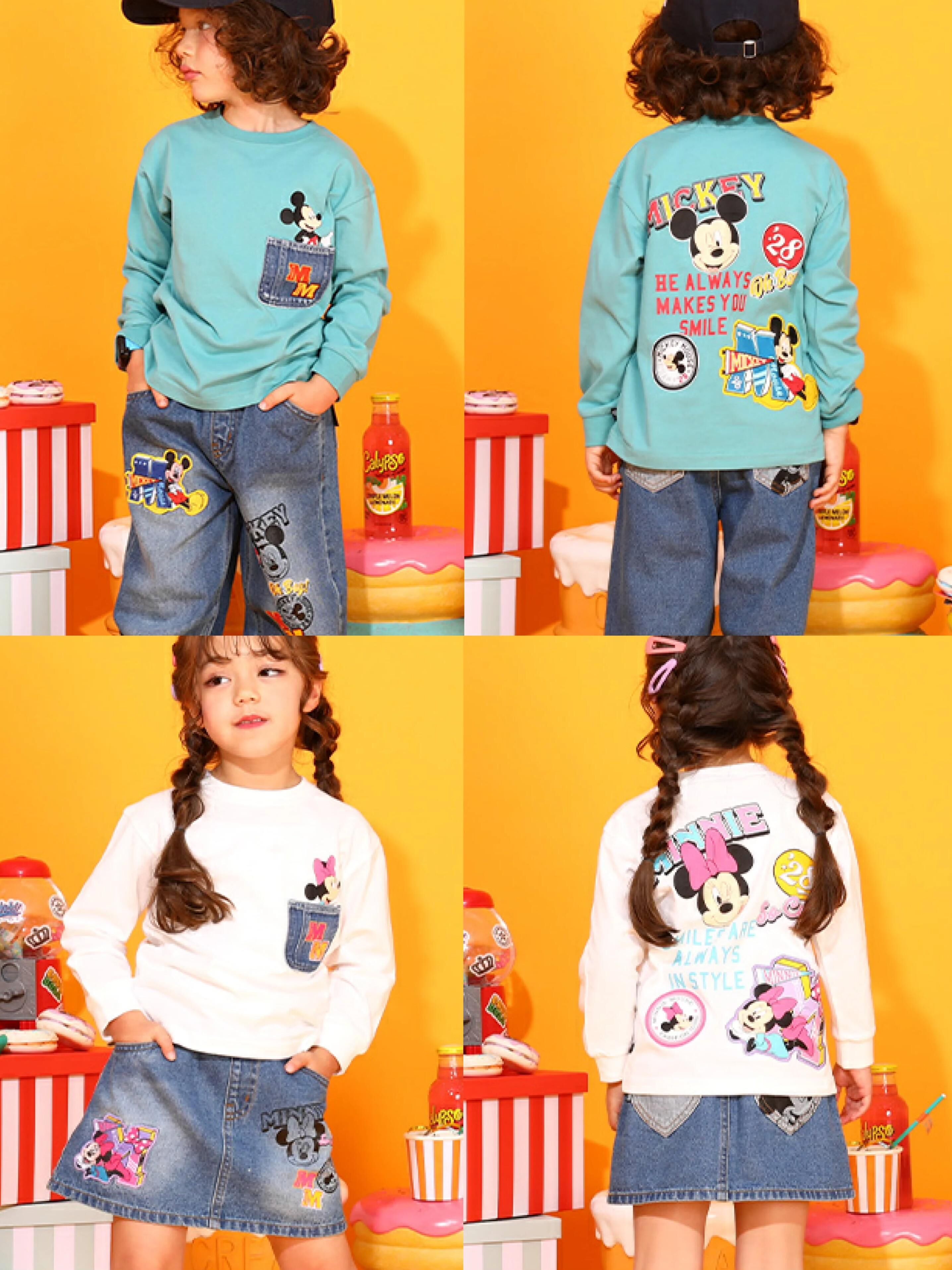 (現貨)🇯🇵 日本直送 Disney Mickey/ Donald duck 長袖衫 Size 110/120/130