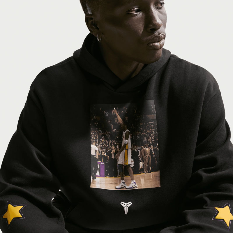 男款 NIKE X KOBE BRYANT HOODIE 81分 黑色 科比 休閒 連帽 帽T【IO9562-010】ZK1