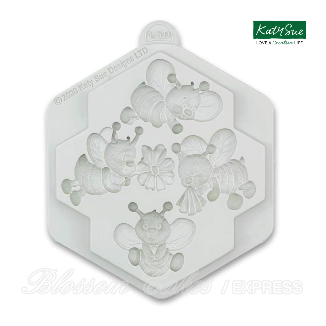 Katy Sue Zuzz & Friends Bees Silicone Mould