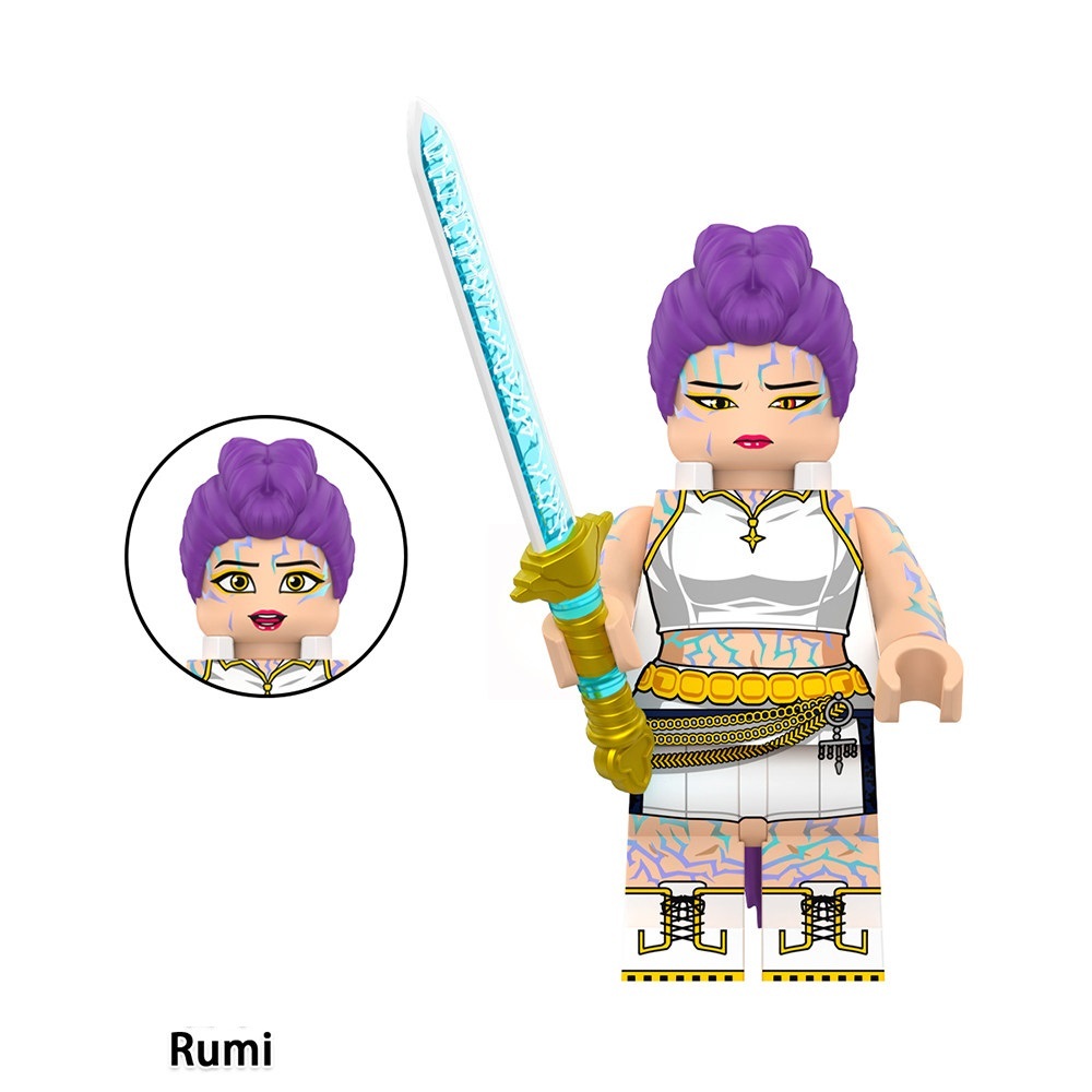 KPop Demon Hunters Rumi Custom Minifigures Fit Lego WM6229 WM3089