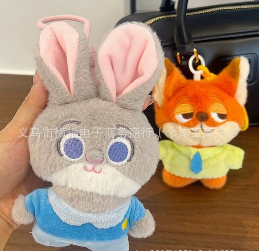 zootopia 可爱超萌疯狂动物城 玩偶公仔钥匙扣