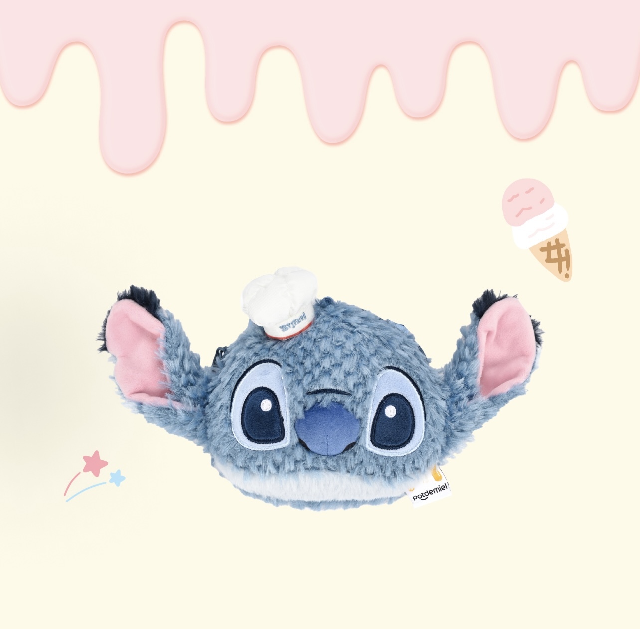 代購- POTDEMIEL 星際寶貝史迪奇 草莓熊 禮袋套裝 玩偶 掛件毛絨 包包＋吊飾＋盲盒