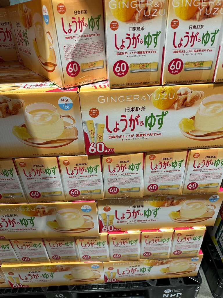 【直播】LX012421 日東紅茶 生薑柚子茶 (60入裝)