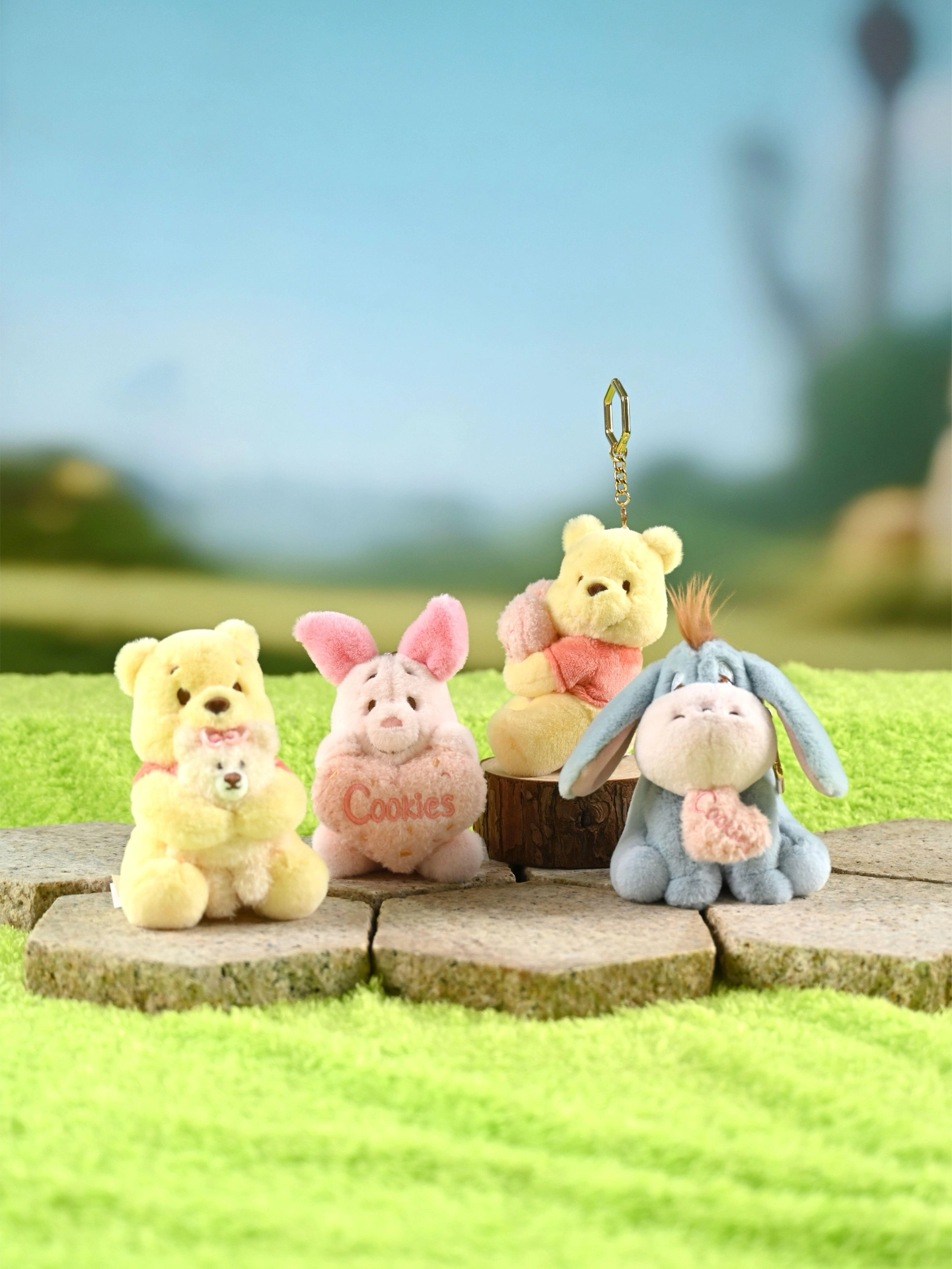 代購-POTDEMIEL 蜂蜜罐 x Disney/迪士尼 可愛 玩偶 毛絨吊飾