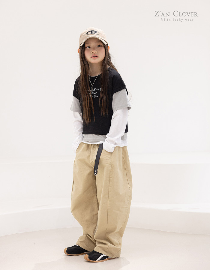 正韓春ZAN CLOVER 兩色帥氣工裝褲