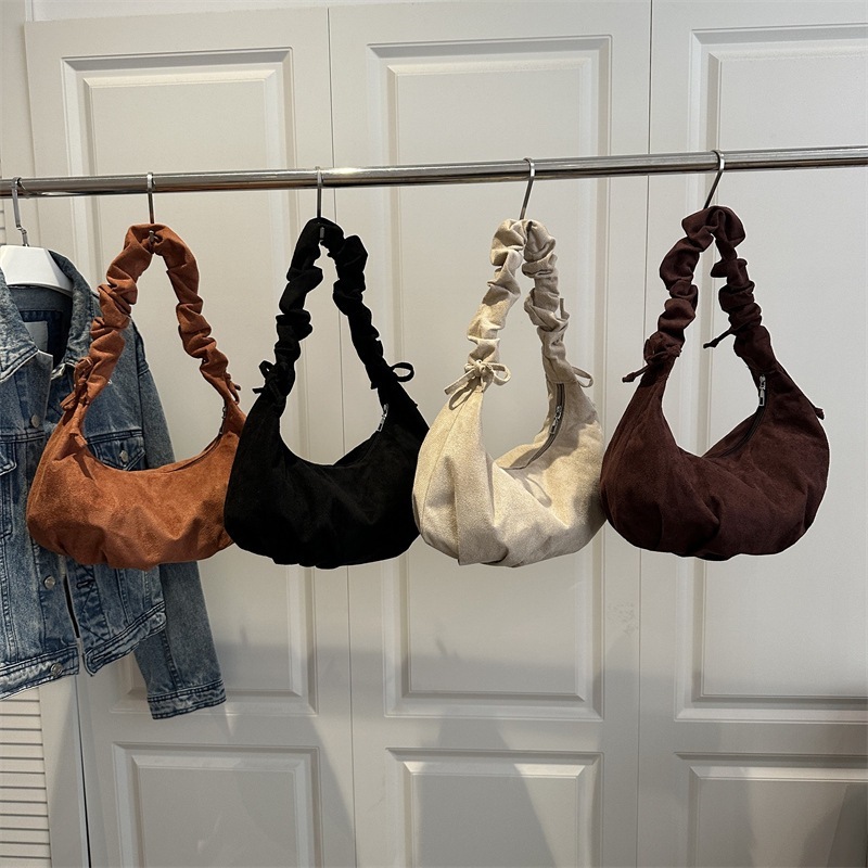 Lazy Style Suede-Like Cloud Underarm Bag