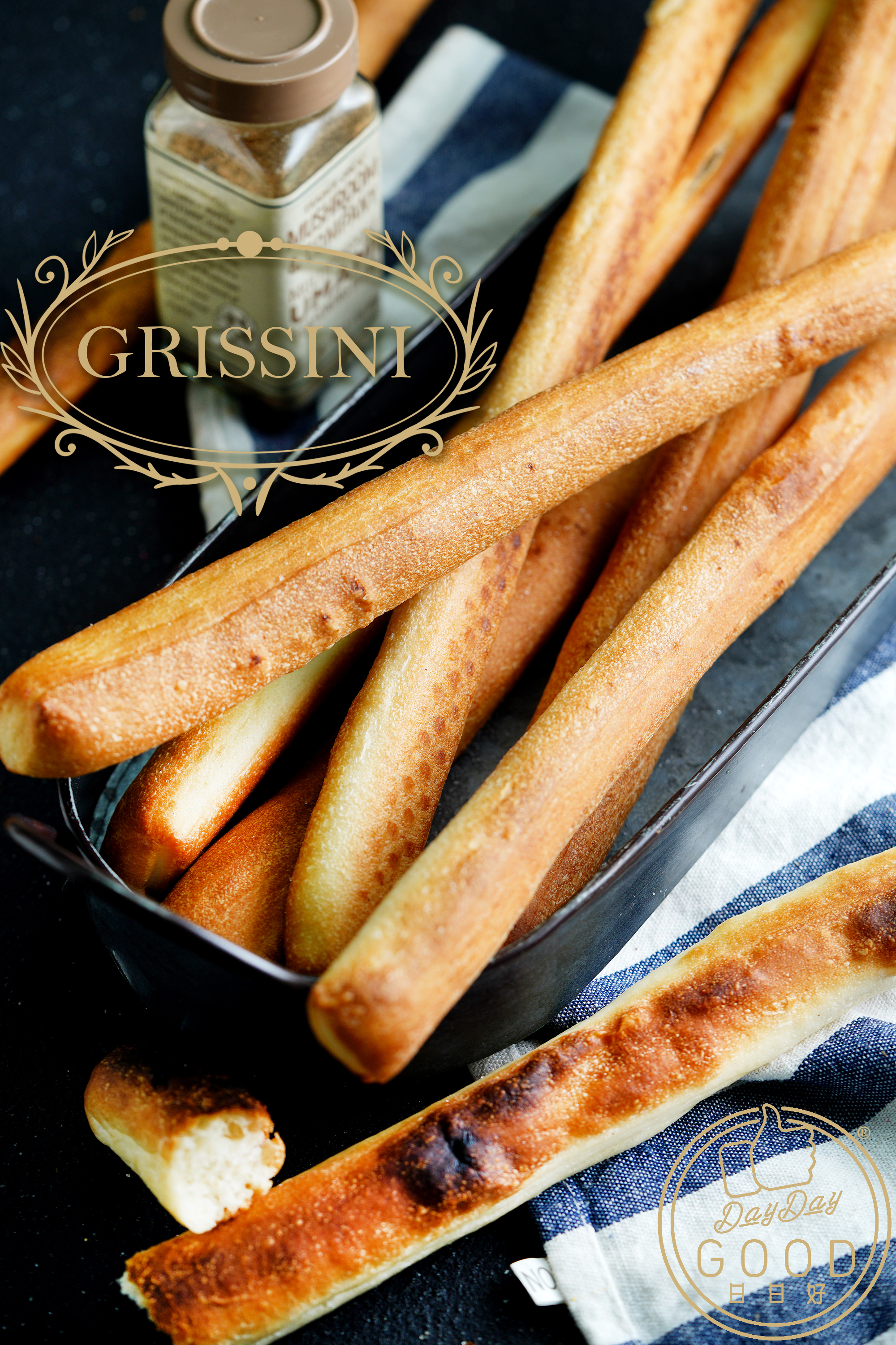 Alan Sir實體課 - 傳統意大利手拉Grissini & 日式高水量蒜蓉Focaccia 酒店級專修課程