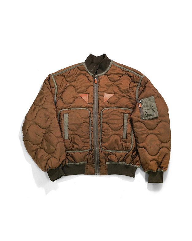 Coming soon  Club Stubborn CSxOS Auspicious Cranes S8 Flight Jacket - Gold/Olive （雙面可穿用並非有兩色）