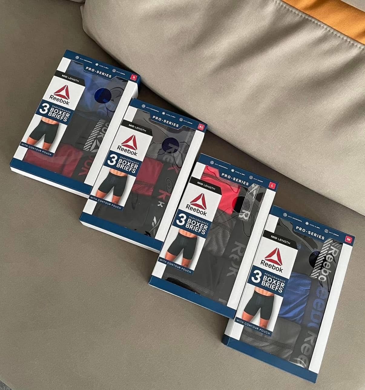 #現貨 Reebok 運動 機能內褲 三件一組 隨機出貨