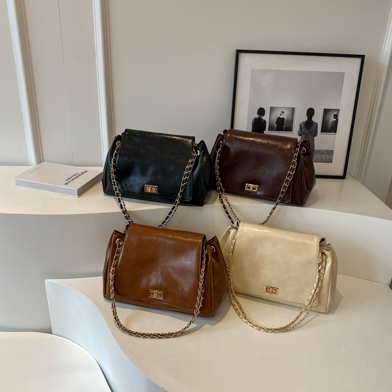 Minimalist Retro Chain Shoulder & Crossbody Bag