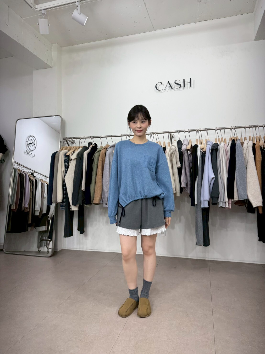 CA5413 前短後長兩側束腰毛衣 *特價* (優惠碼同充值購物金不適用)