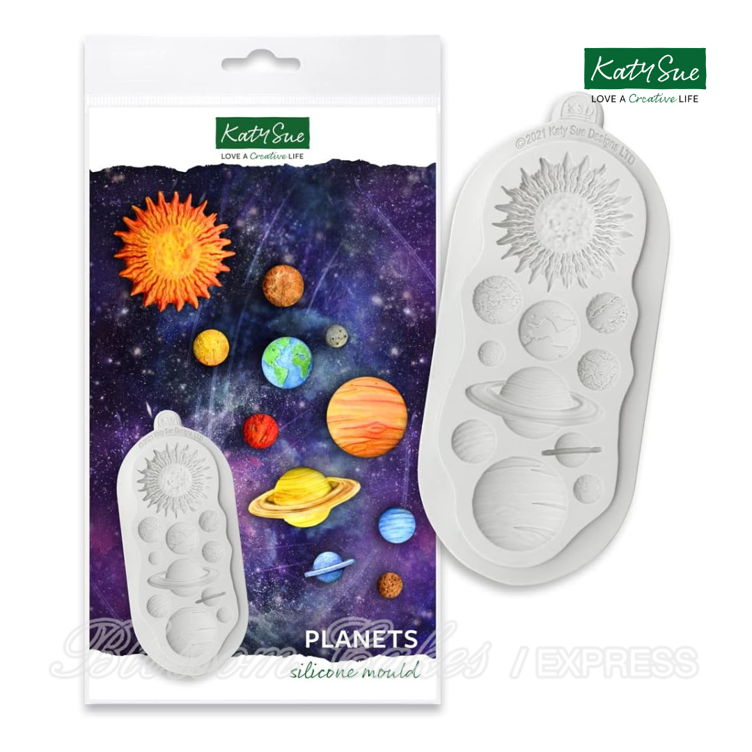 Katy Sue Planets Silicone Mould