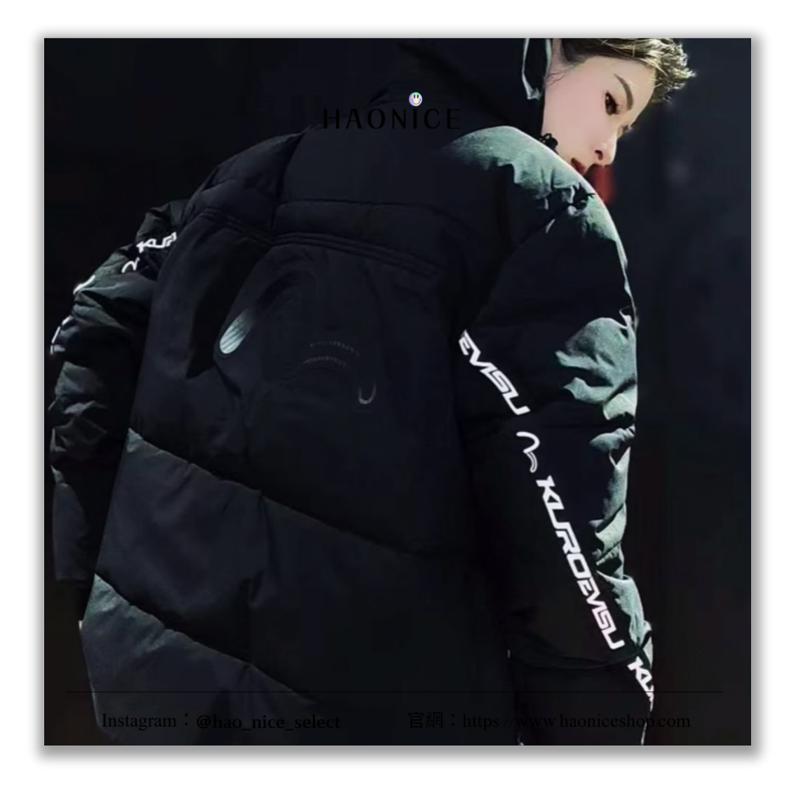 【HAO NICE】100%日本大阪正品 山根英彥EVISU KURO福神🇯🇵經典海鷗logo 線條感 連帽外套 羽絨服 羽絨外套